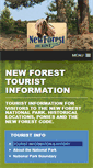 Mobile Screenshot of new-forest-tourist.co.uk