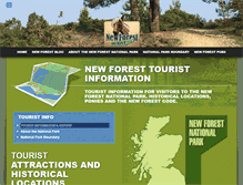 Tablet Screenshot of new-forest-tourist.co.uk